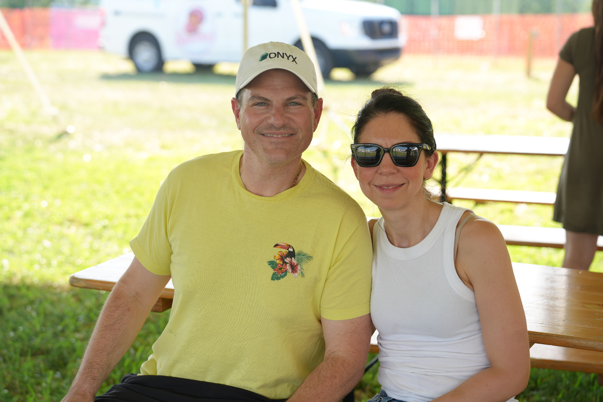 Couple enjoying a sunny afternoon at Brookhill